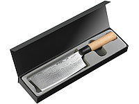TokioKitchenWare Damast-Hackmesser NAKIRI mit 17,5cm Klinge; Küchenmesser-Sets Küchenmesser-Sets 