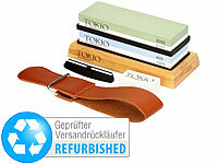 TokioKitchenWare Schleifstein Wasser, Schleifsets Messer